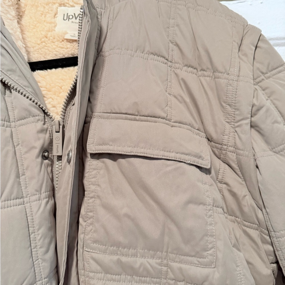 UpWest Convertible Sherpa-Lined Parka - ASH - Picture 4 of 10